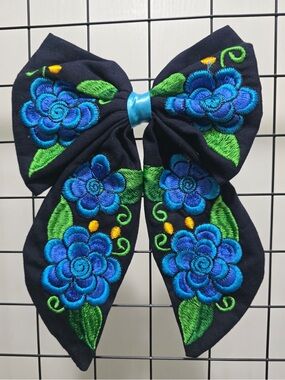 Embroidered Bow
